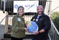 St. Mary’s donates 2.5 tons of frozen turkeys to those in need